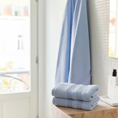 Torres Novas Elegance Bath Towels - Light Blue
