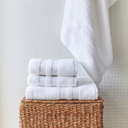 Torres Novas Elegance Bath Towels - White