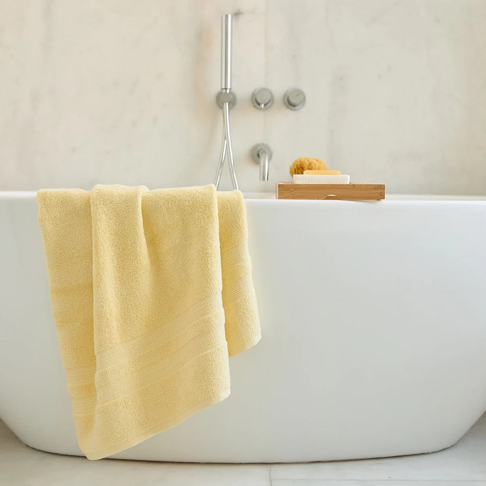 Torres Novas Elegance Bath Towels - Yellow Chic