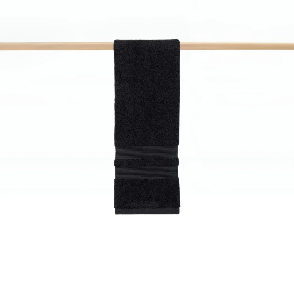 Torres Novas Elegance Bath Towels - Caviar Black