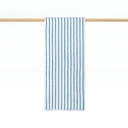 Torres Novas Lima Bath Towels - Blue With Green