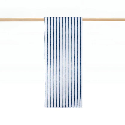 Torres Novas Lima Bath Towels - Blue With Grey