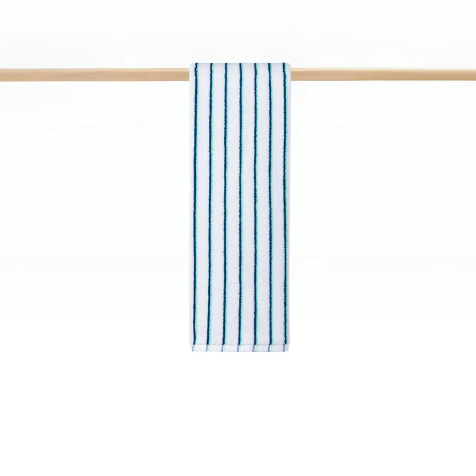 Torres Novas Lima Bath Towels - Blue With Green