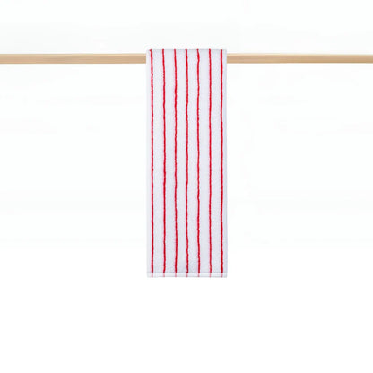 Torres Novas Lima Bath Towels - Pink With Red