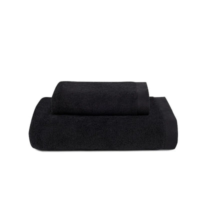 Torres Novas Luxus Bath Towels - Caviar Black