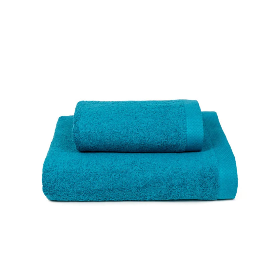Torres Novas Luxus Bath Towels - Petroleum Blue