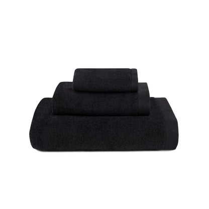 Torres Novas Luxus Bath Towels - Caviar Black