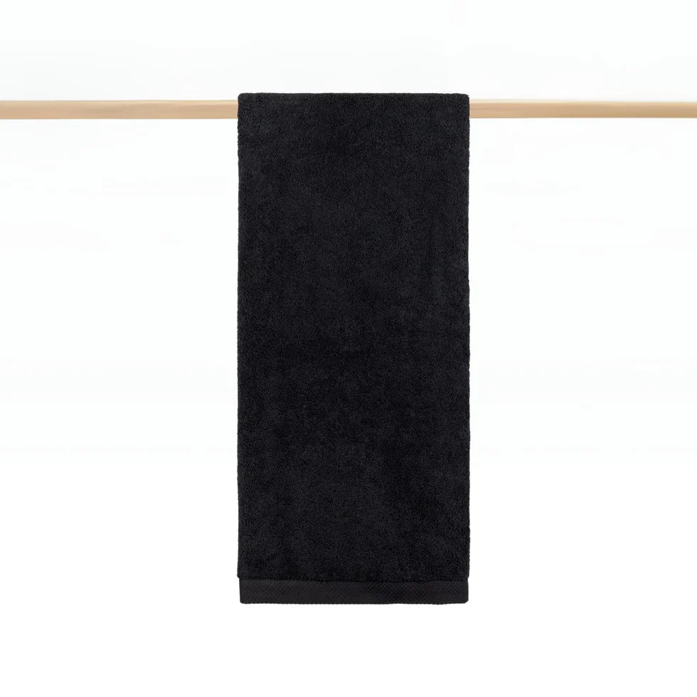 Torres Novas Luxus Bath Towels - Caviar Black