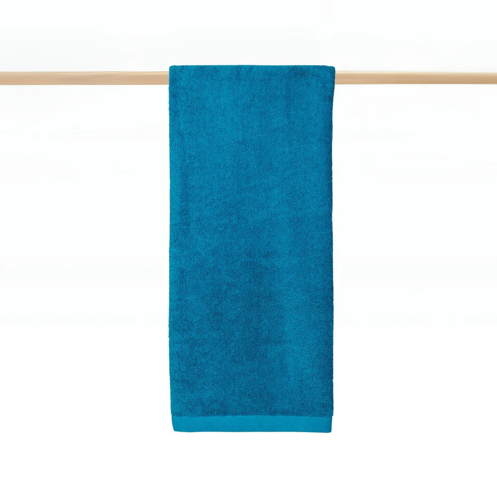 Torres Novas Luxus Bath Towels - Petroleum Blue