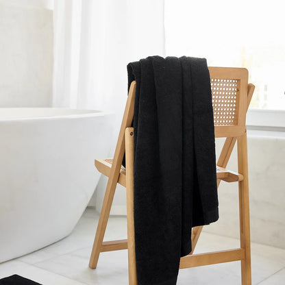 Torres Novas Luxus Bath Towels - Caviar Black