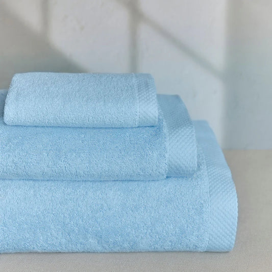 Torres Novas Luxus Bath Towels - Light Blue
