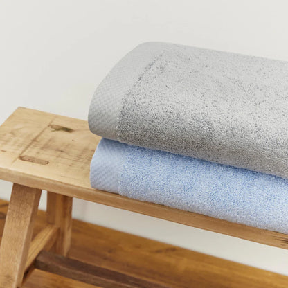 Torres Novas Luxus Bath Towels - Light Blue
