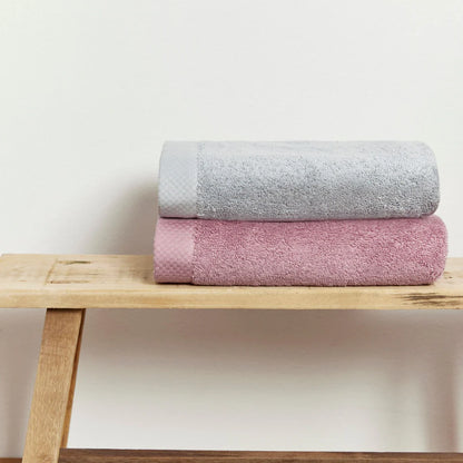 Torres Novas Luxus Bath Towels - Old Pink
