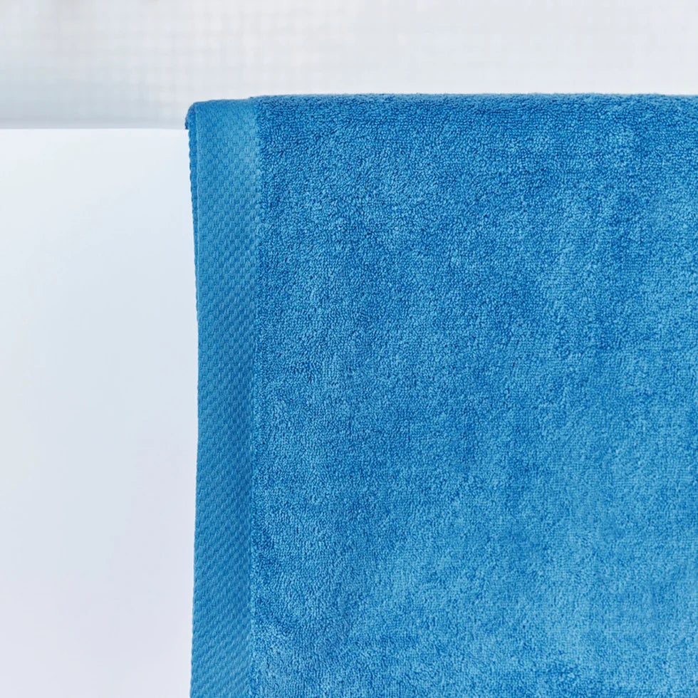 Torres Novas Luxus Bath Towels - Petroleum Blue