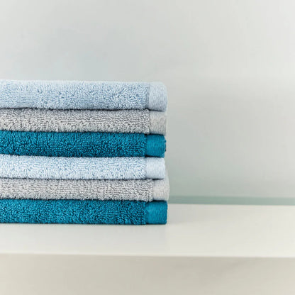 Torres Novas Luxus Bath Towels - Petroleum Blue