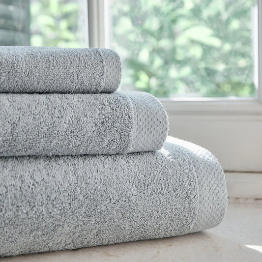 Torres Novas Luxus Bath Towels - Silver Grey