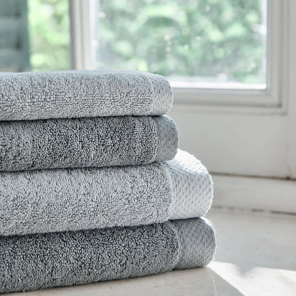Torres Novas Luxus Bath Towels - Silver Grey
