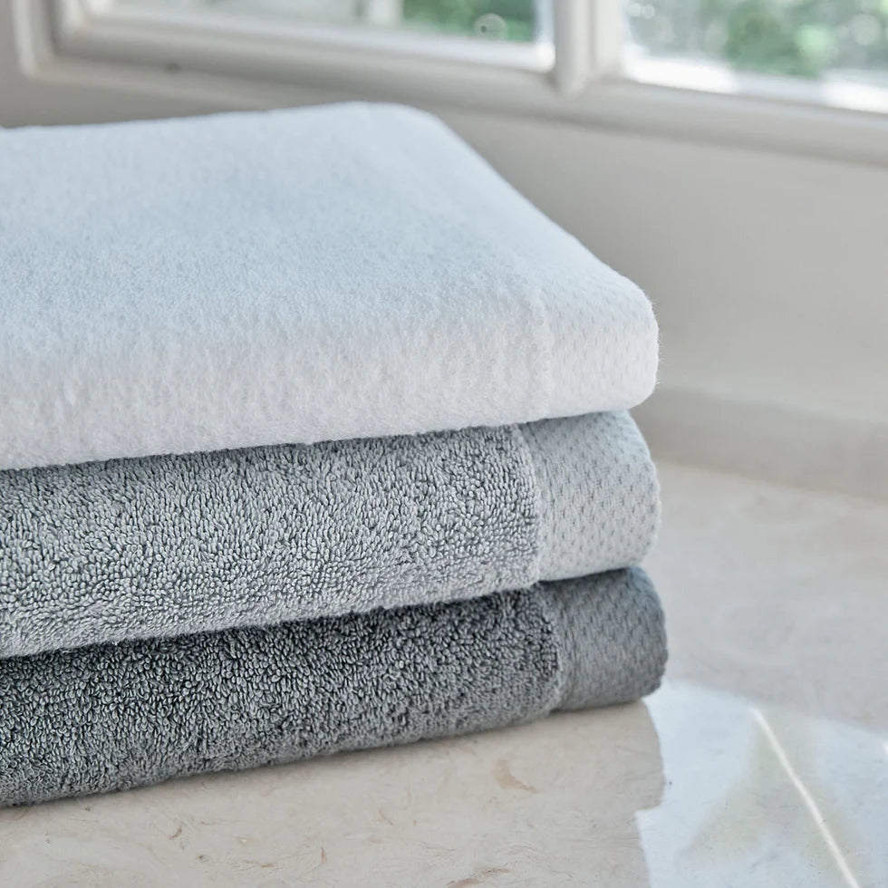 Torres Novas Luxus Bath Towels - Silver Grey