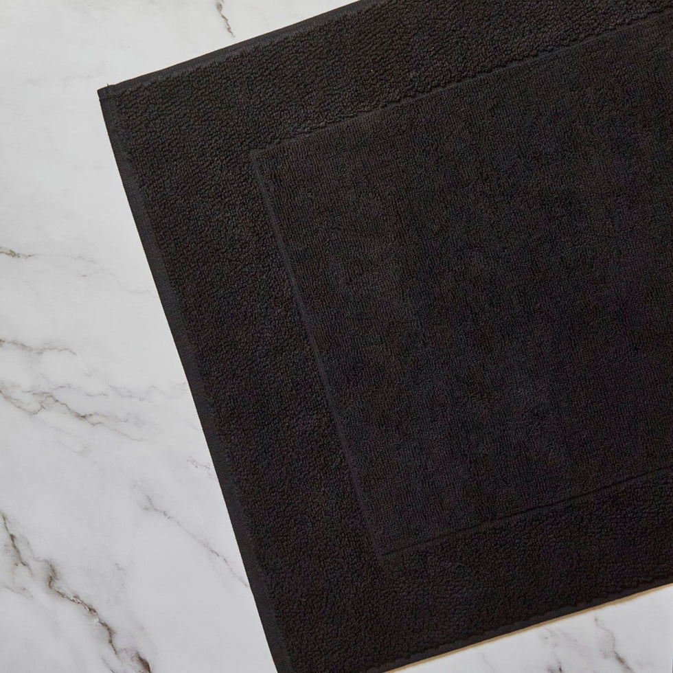 Torres Novas Bath Mat - Caviar Black