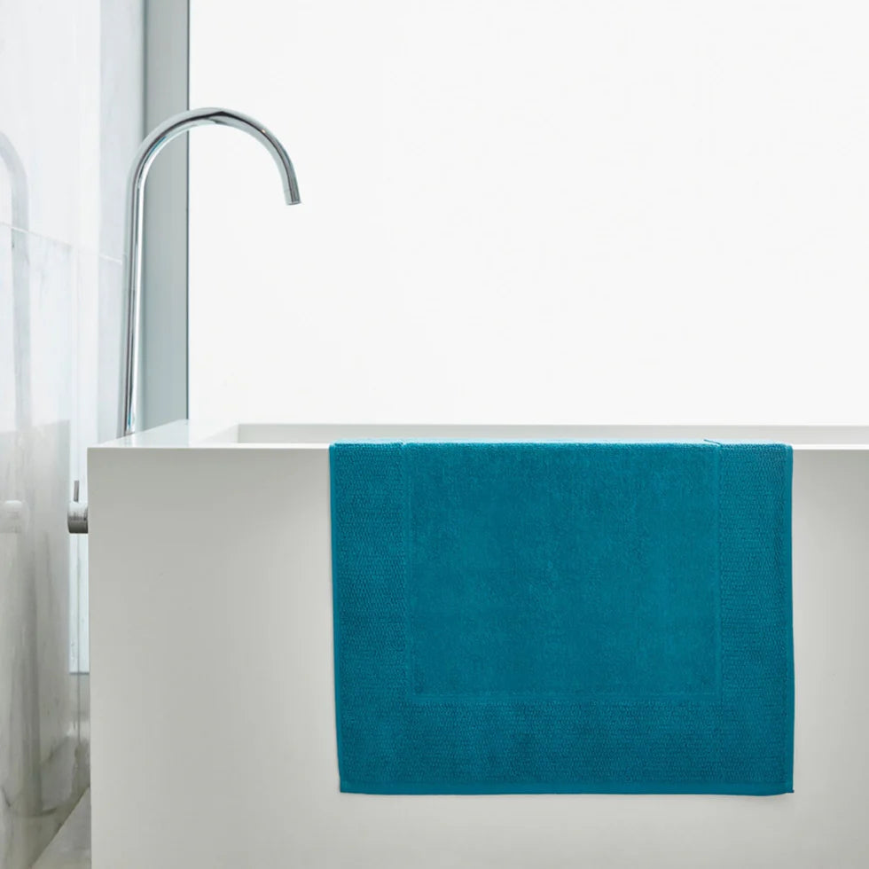 Torres Novas Bath Mat - Petroleum Blue
