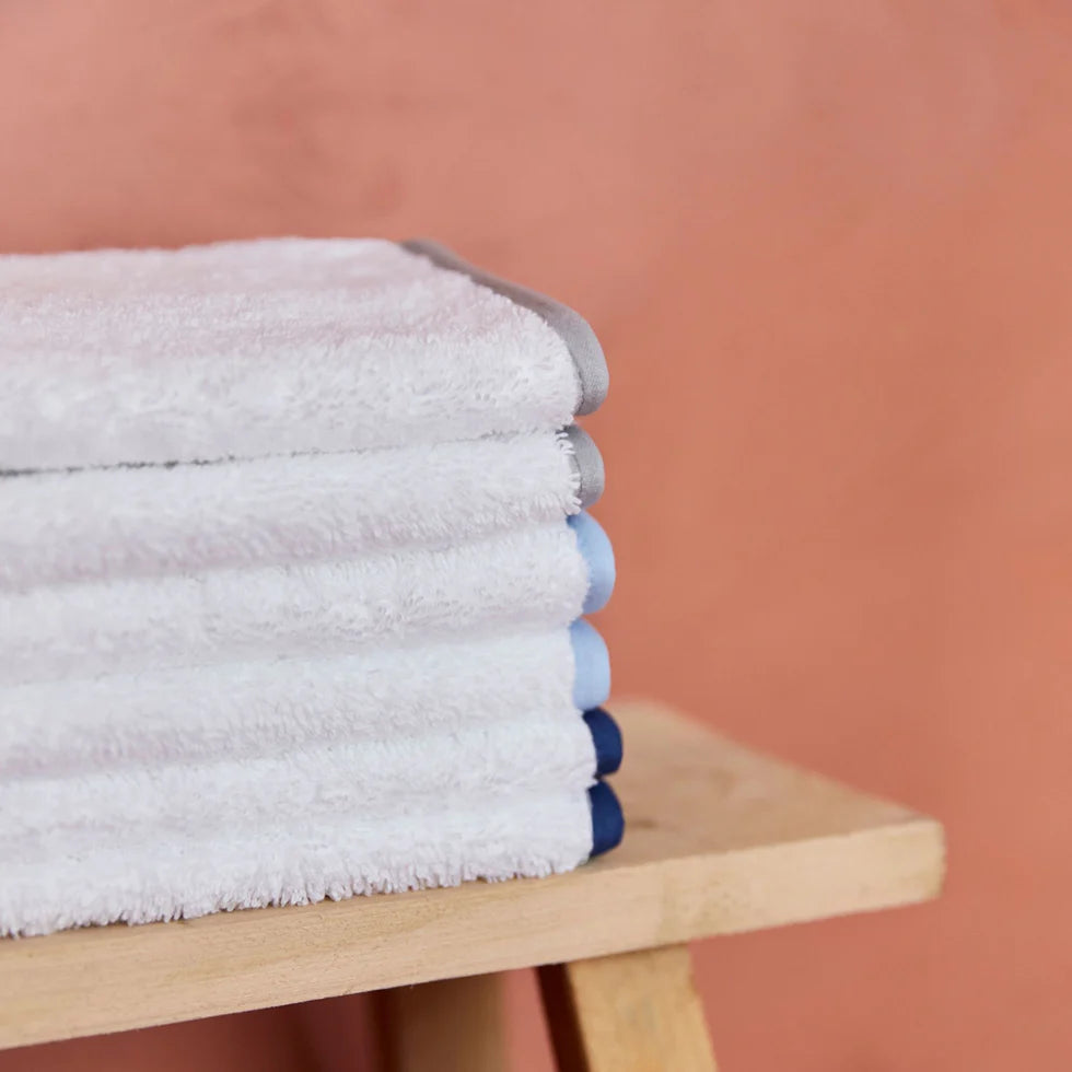 Torres Novas Mira Bath Towels - White