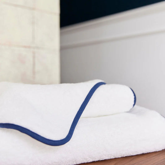Torres Novas Mira Bath Towels - Navy Blue