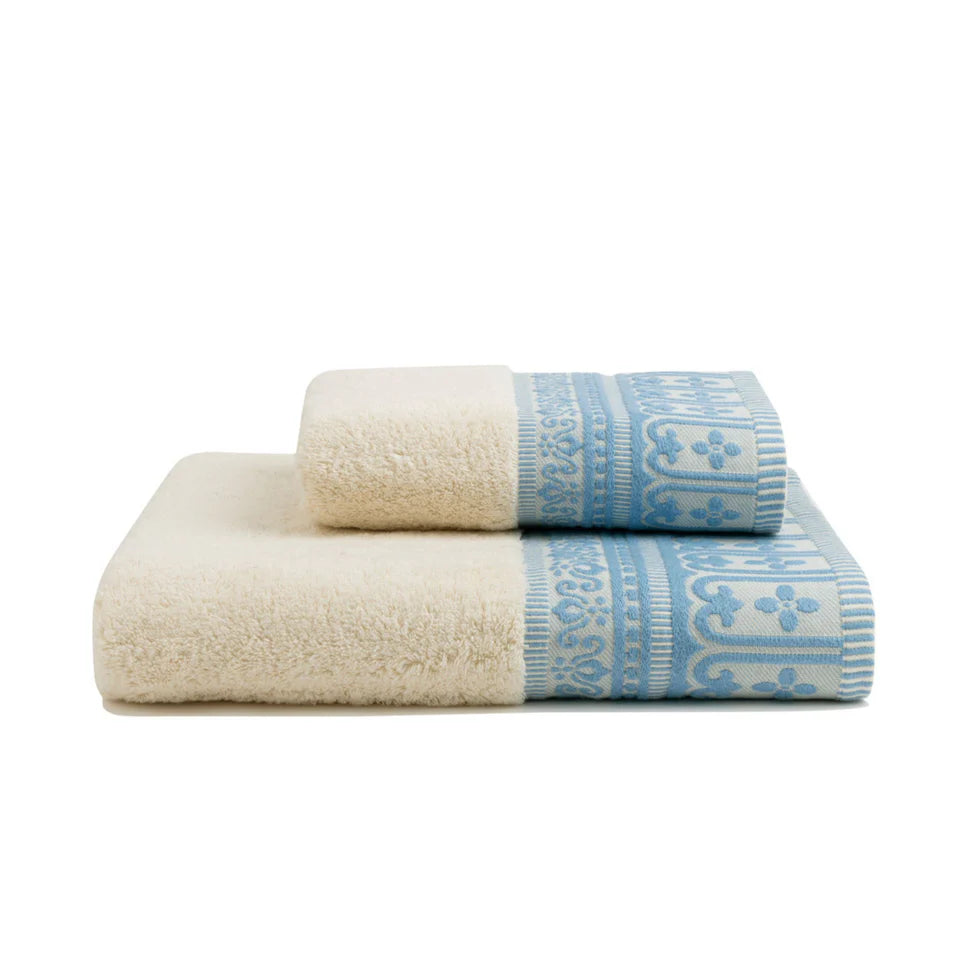 Torres Novas Piazza Bath Towels - Blue