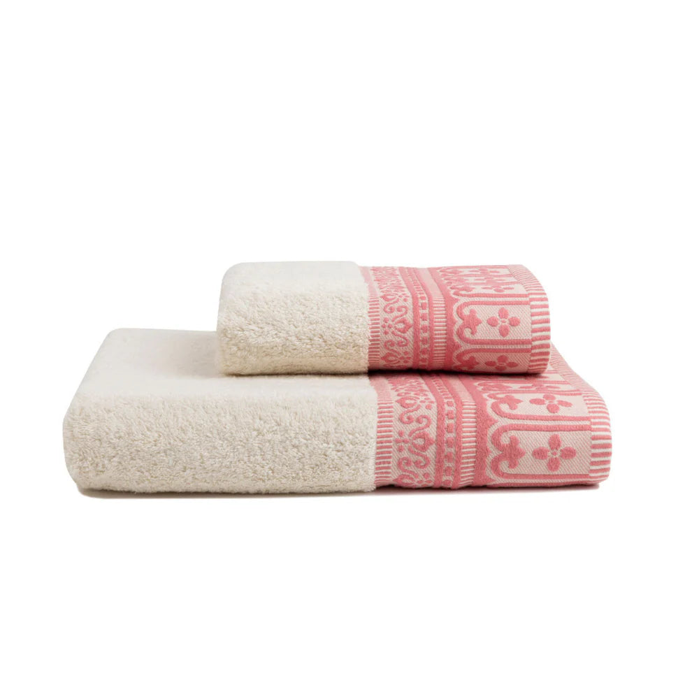 Torres Novas Piazza Bath Towels - Pink