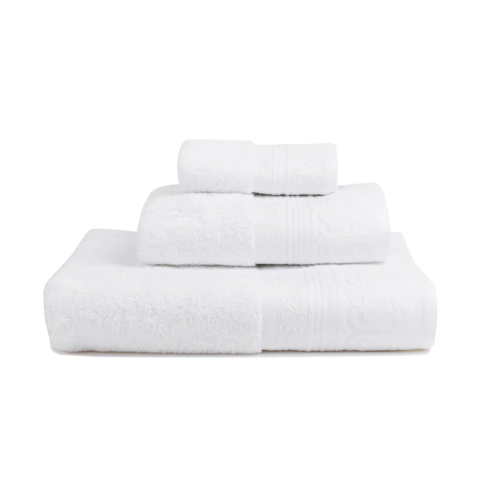 Torres Novas Piazza Bath Towels - White