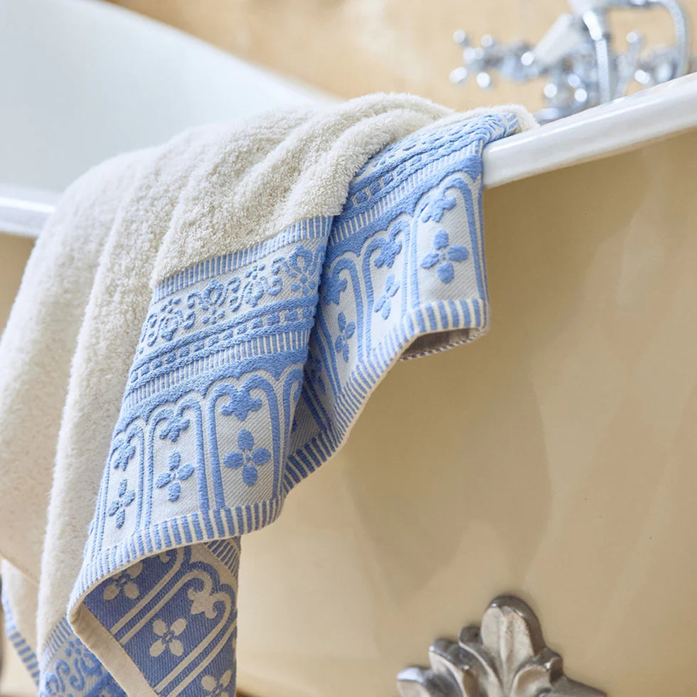 Torres Novas Piazza Bath Towels - Blue