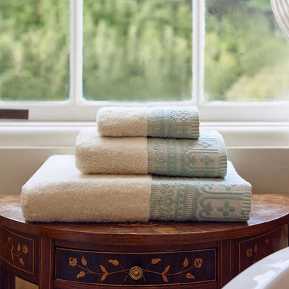 Torres Novas Piazza Bath Towels - Green