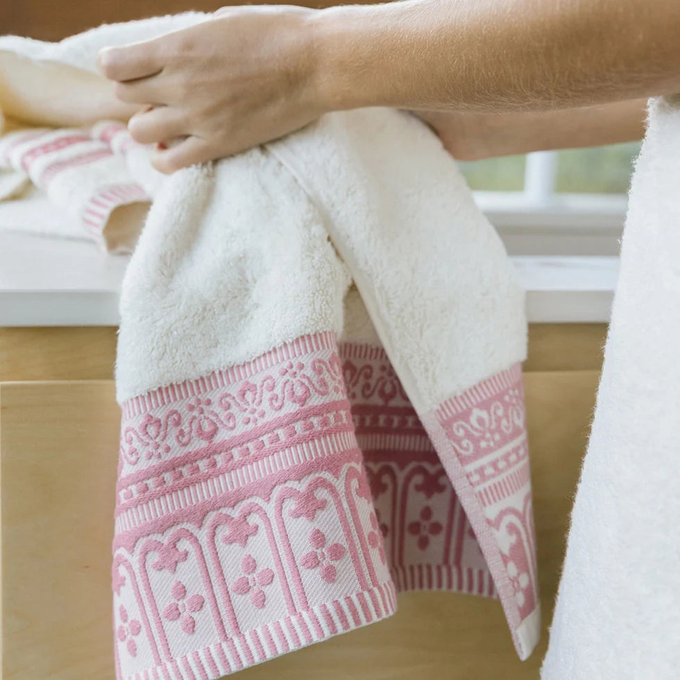 Torres Novas Piazza Bath Towels - Pink