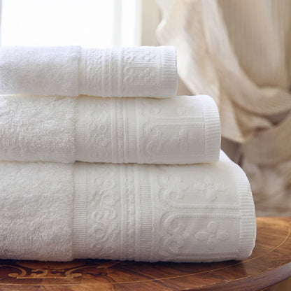 Torres Novas Piazza Bath Towels - White