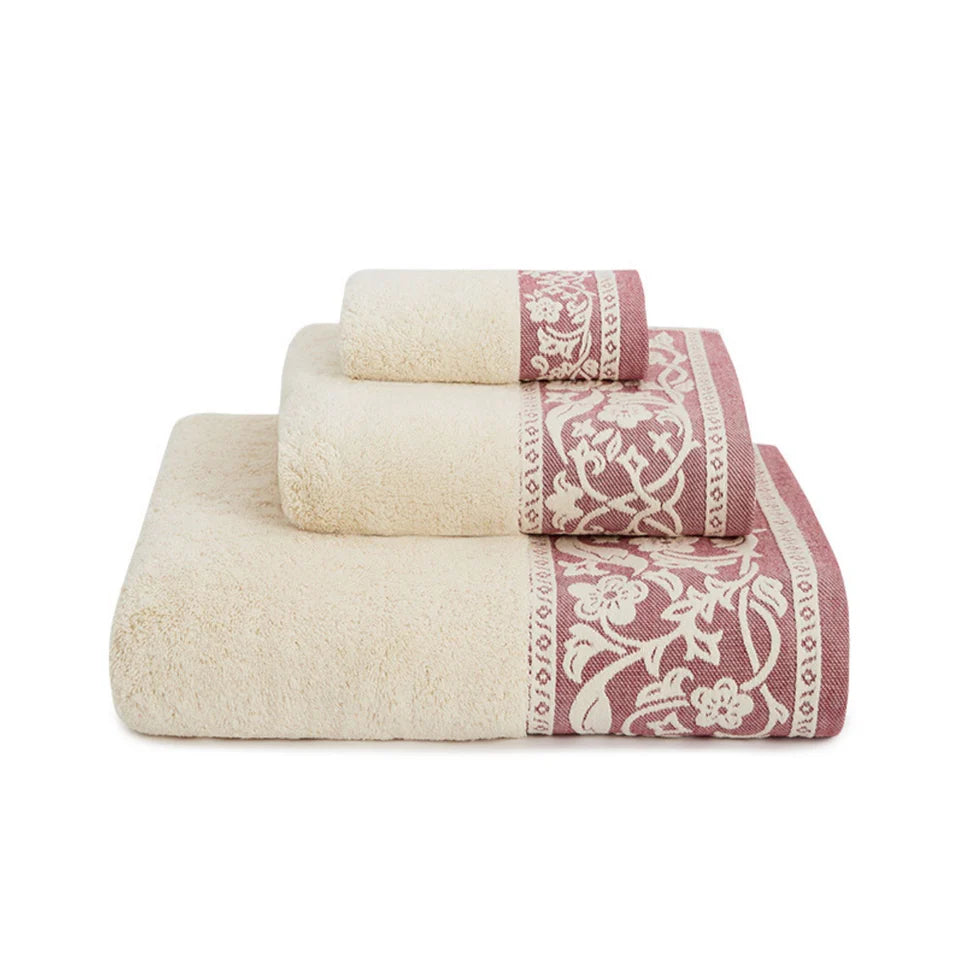 Torres Novas Royale Bath Towels - Bordeaux