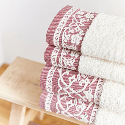 Torres Novas Royale Bath Towels - Bordeaux