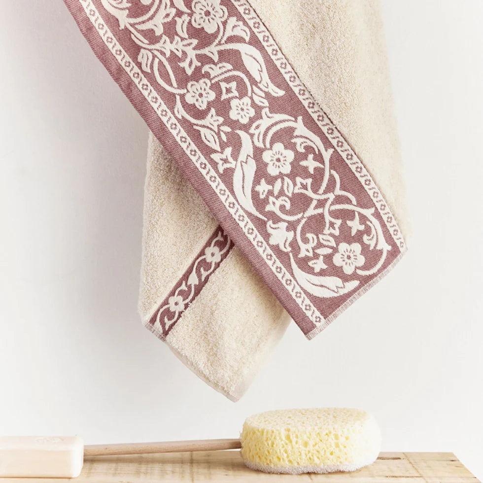 Torres Novas Royale Bath Towels - Bordeaux
