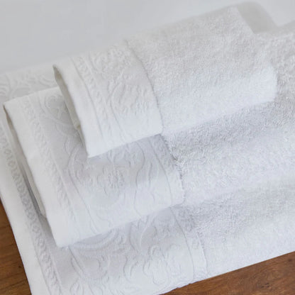 Torres Novas Royale Bath Towels - White
