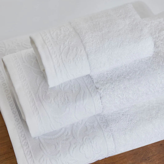 Torres Novas Royale Bath Towels - White