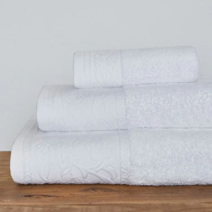 Torres Novas Royale Bath Towels - White