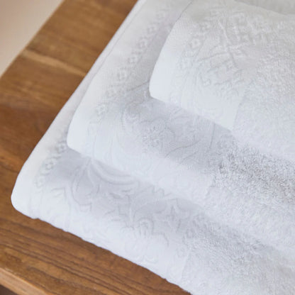 Torres Novas Royale Bath Towels - White