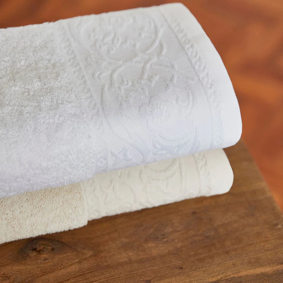 Torres Novas Royale Bath Towels - White