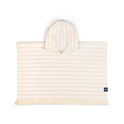 Torres Novas Barra Beach Poncho - White