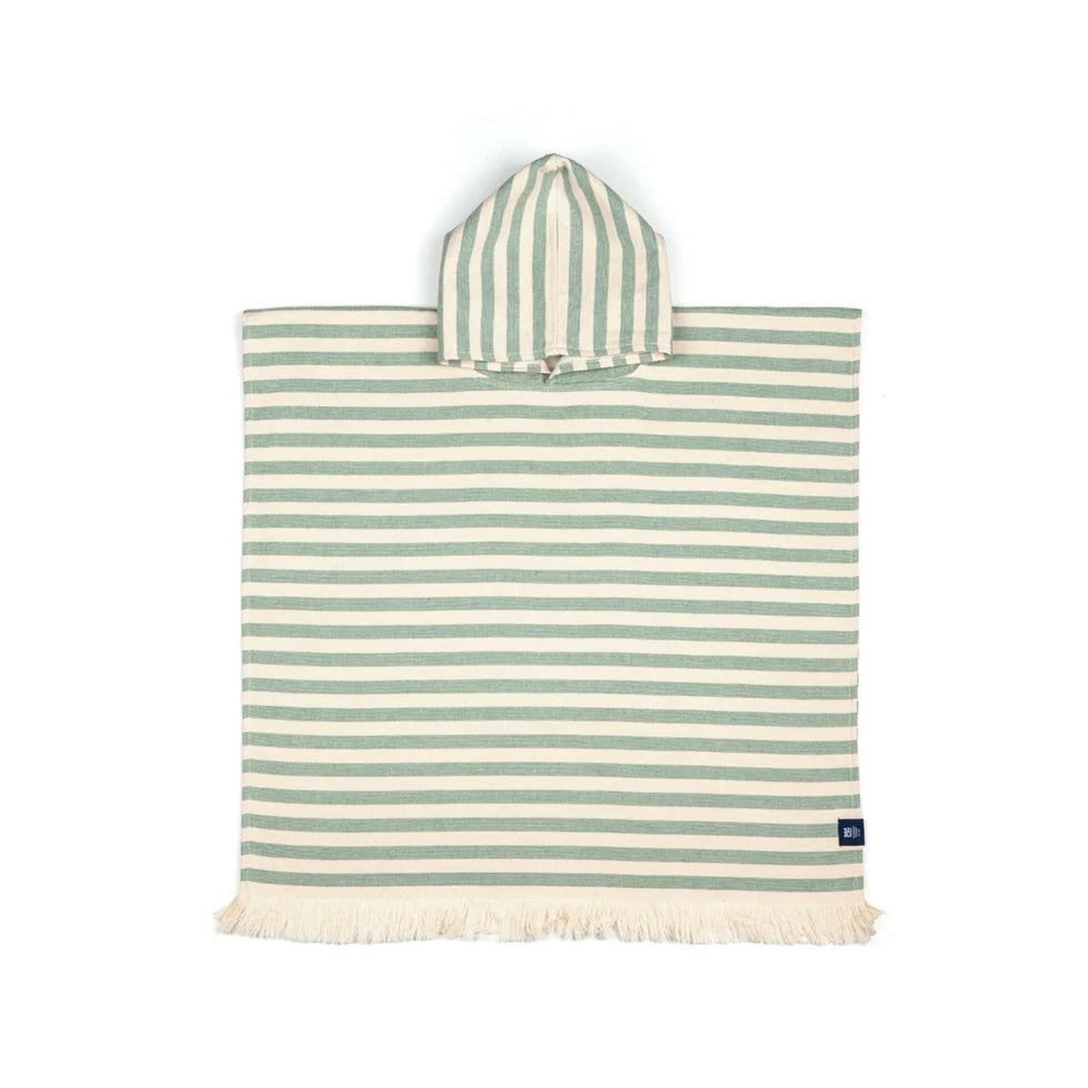 Torres Novas Barra Beach Poncho - Green
