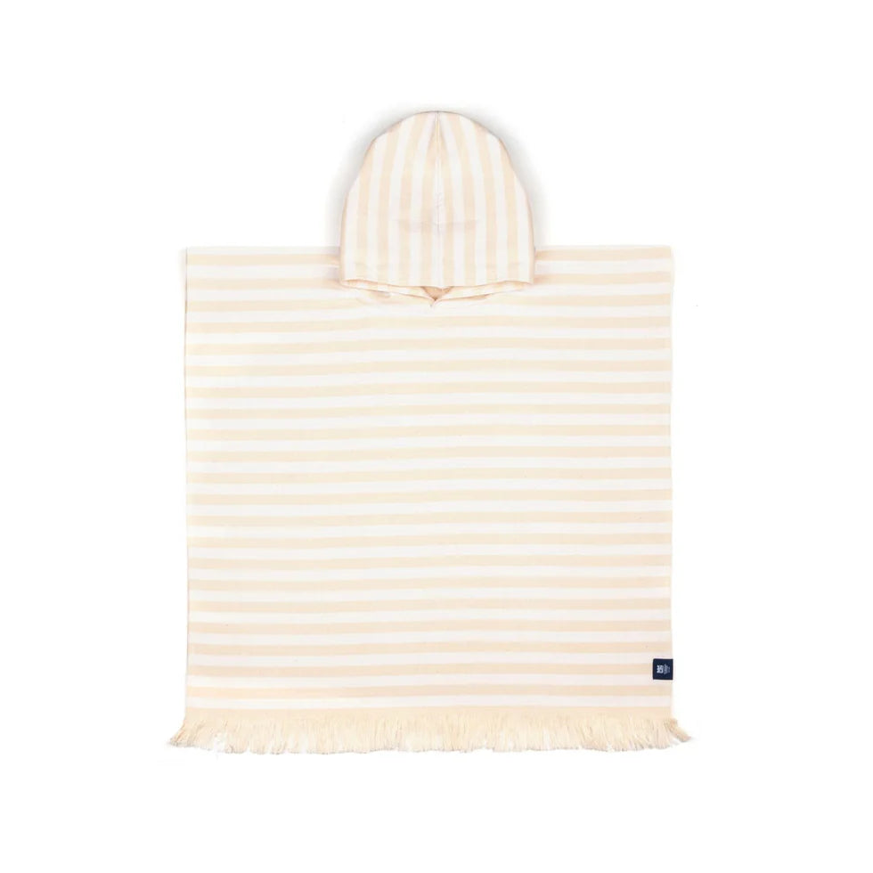 Torres Novas Barra Beach Poncho - White