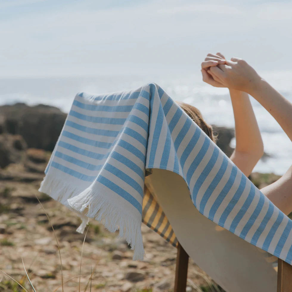 Torres Novas Barra Beach Towels - Blue Sky