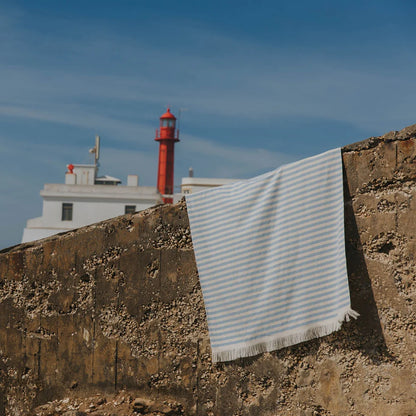 Torres Novas Barra Beach Towels - Blue Sky