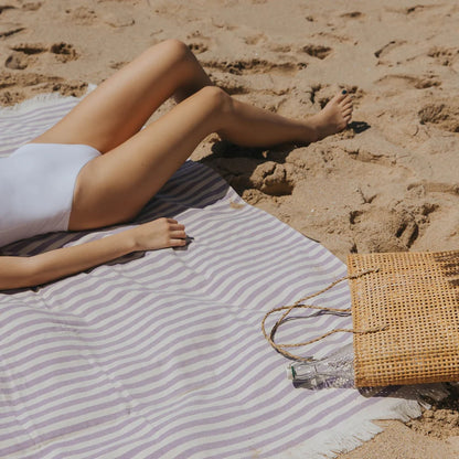 Torres Novas Barra Beach Towels - Lavender