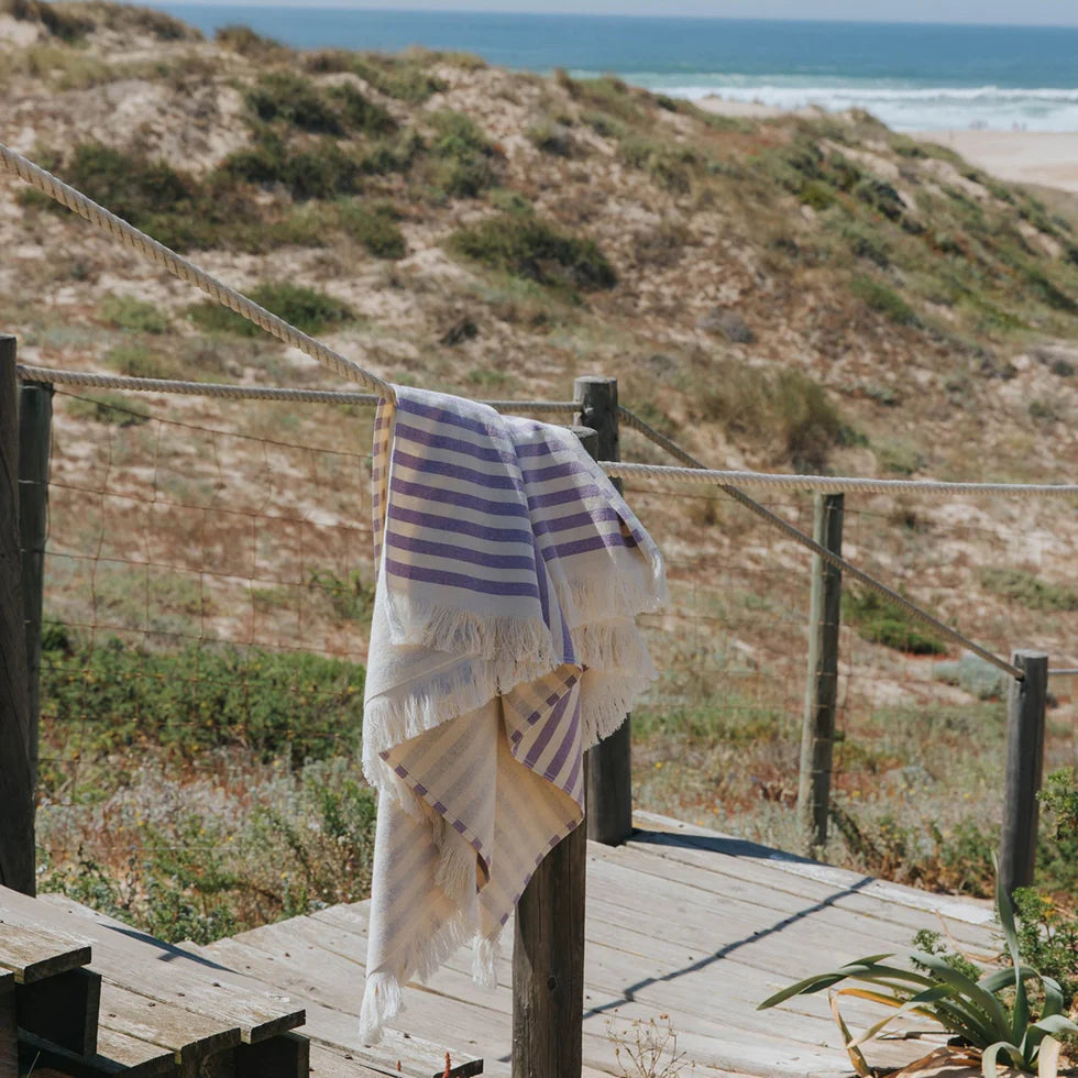 Torres Novas Barra Beach Towels - Lavender