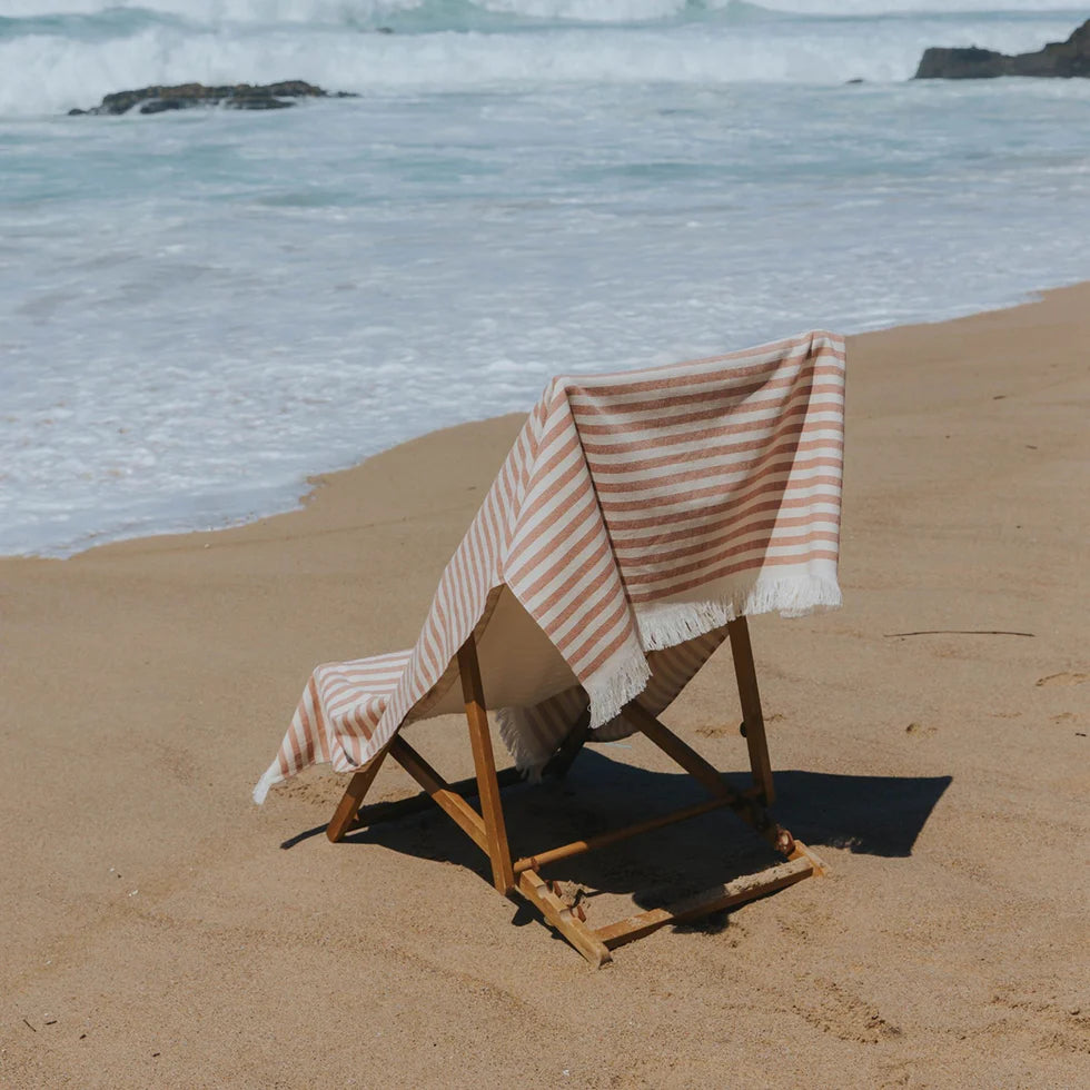 Torres Novas Barra Beach Towels - Terracotta