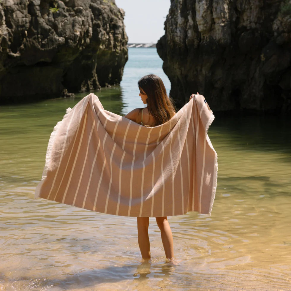 Torres Novas Belém Beach Towel - Beige